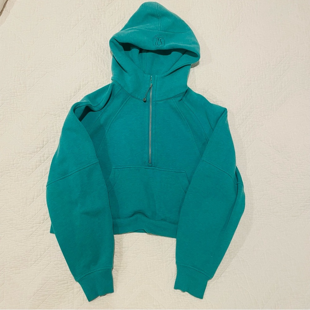 Lululemon Cropped Scuba Half-Zip